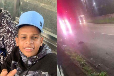 Adolescente de 16 anos que estava na garupa de moto atingida por caminhonete na MGC-356 está em estado grave -  (crédito: Arquivo pessoal/Reprodução/Redes sociais)