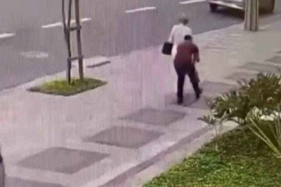 Câmera de segurança flagrou ação criminosa -  (crédito: Reprodução)