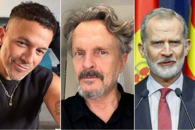Os cantores Alejandro Sanz e Miguel Bosé foram citados em livro como ex-amantes do rei da Espanha, Felipe VI -  (crédito: Redes sociais)