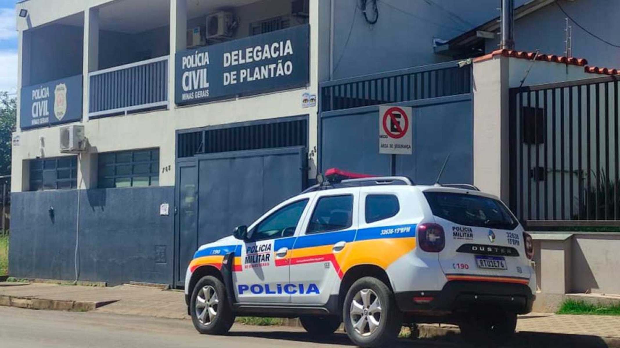 Homem invade prédio e tenta enforcar ex-mulher em Patos de Minas -  (crédito: DivulgaÃ§Ã£o/PMMG)