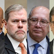 CPI propõe indiciamento de Moraes, Toffoli, Gilmar e Gonet - Evaristo Sá/AFP, Sérgio Lima/AFP, Sérgio Lima/AFP e Evaristo Sá/AFP