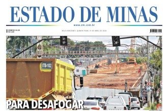 Confira a capa do Estado de Minas do dia 15/04/2026