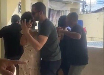 Videos da festa em casa de apoio a pacientes e m tratamento de câncer viralizaram -  (crédito: redes sociais/divulgaçao)
