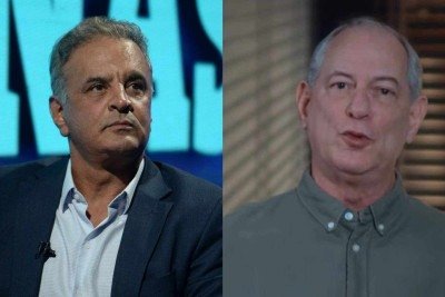 Aécio Neves e Ciro Gomes -  (crédito: Túlio Santos/EM/D.A.Press e Reprodução/Redes Sociais)