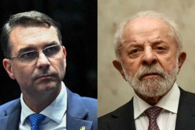 Nem um nem outro: a dura batalha de Lula e Flávio pelos eleitores do centro -  (crédito: Fotos: Carlos Moura/Agência Senado e Marcelo Camargo/Agência Brasil)
