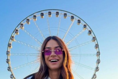 Thaila Ayala marcou presença ao lado do marido, Renato Góes, no primeiro fim de semana do Coachella, um dos festivais mais famosos do mundo, realizado nos dias 10, 11 e 12 de abril de 2026 no Empire Polo Club, no deserto da Califórnia. Também acompanhada da amiga Júlia Faria, a atriz aproveitou a ocasião para comemorar, de forma antecipada, seus 40 anos. Thaila nasceu no dia 13 de abril. A atriz contou, inclusive, que já celebrou o aniversário no festival em outras oportunidades. Nas suas redes  -  (crédito: Reprodução Instagram / @thailaayala)