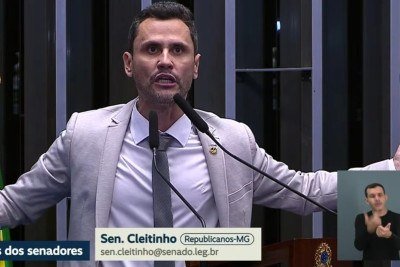 Senador Cleitinho (Republicanos) -  (crédito: SENADO/REPRODUÇÃO)