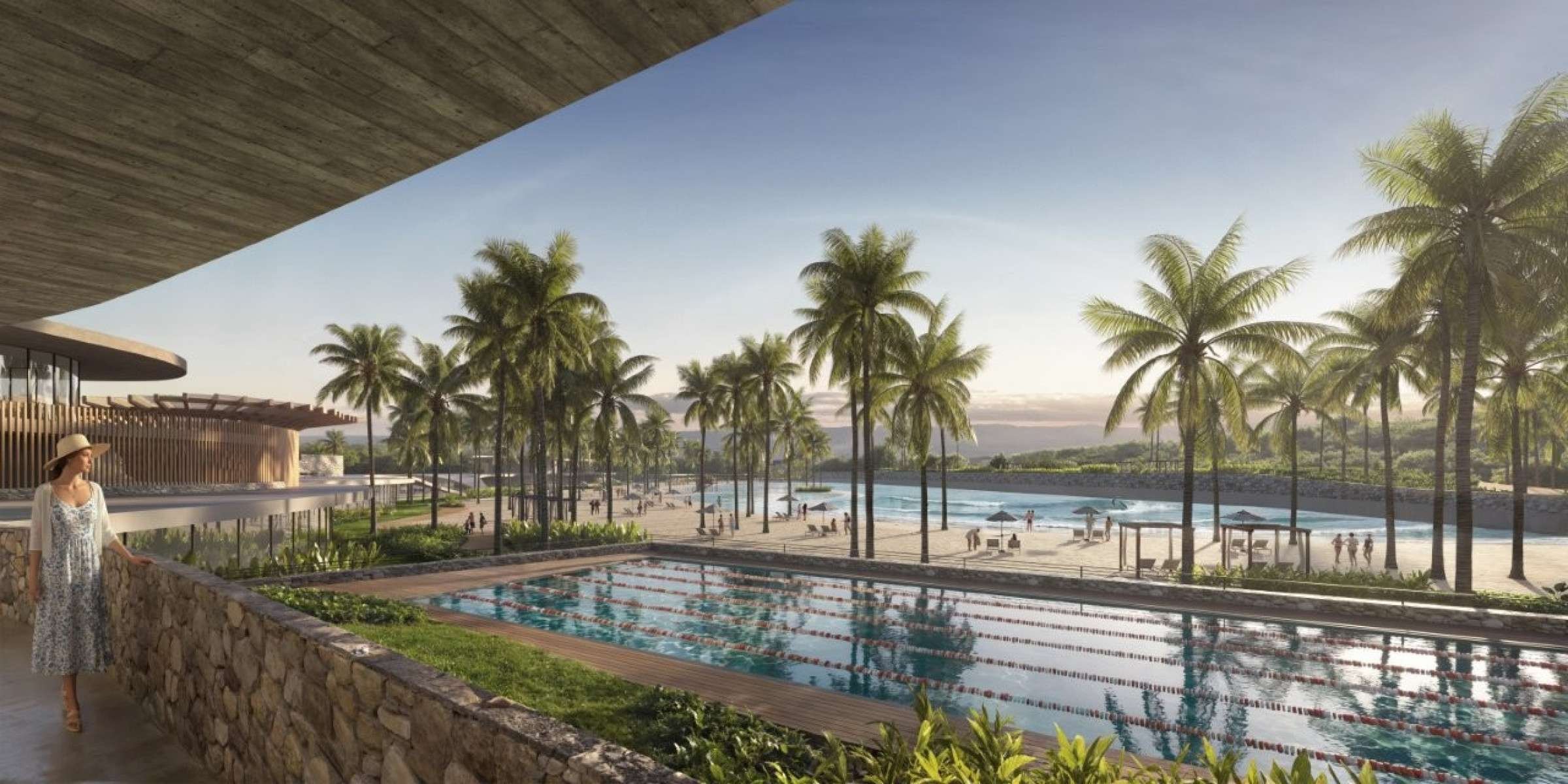 Ocean Club integra tendência de clubes com piscina de ondas - DINO