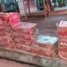 PM recupera 27 caixas de carne roubada em BH  - Reprodução/PMMG