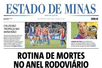 CONFIRA A CAPA DO ESTADO DE MINAS DO DIA 16/04/2026