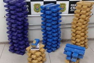 Dupla é presa com 200 kg de maconha em Contagem