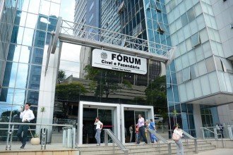 2ª Vara Cível de BH, no Fórum da av. Raja Gabaglia -  (crédito: Mirna de Moura/TJMG)