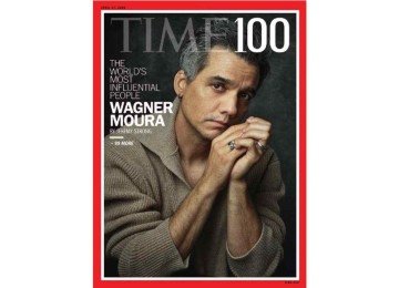 Wagner Moura em capa da revista Time como uma das pessoas mais influentes do mundo em 2026 -  (crédito: Time / reprodução)
