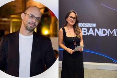 Cinegrafista Rodrigo Lapa e Repórter Alice Ribeiro -  (crédito: Reprodução/ Redes sociais)