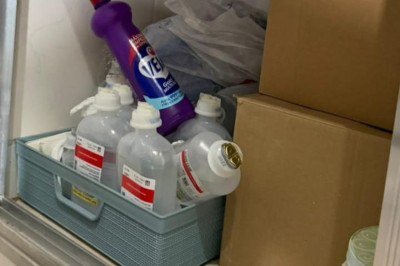 Vários medicamentos estavam armazenados de forma inadequada, possivelmente prejudicando sua eficácia e a saúde dos idosos -  (crédito: Secretaria de Saúde de Pedro Leopoldo/Reprodução)