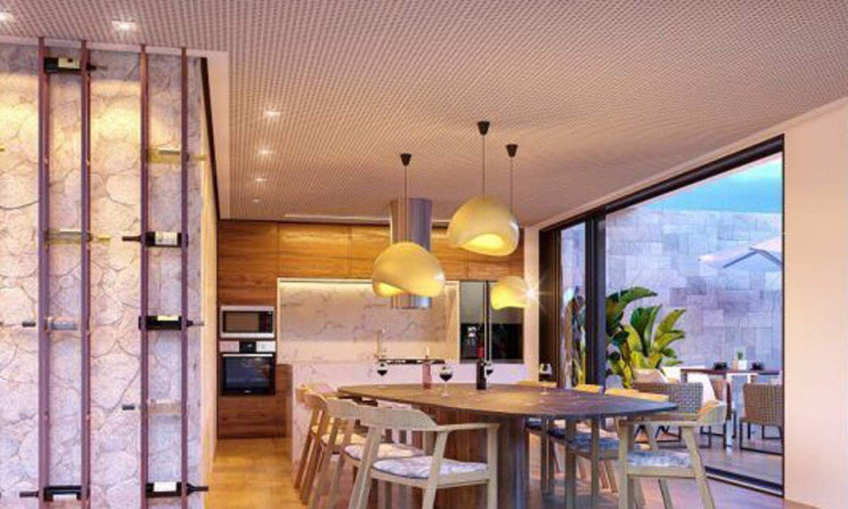 Varanda gourmet com vista, no edif&iacute;cio Ennius Muniz, no DF