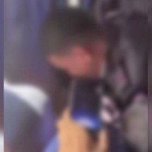 Aluno do Colégio Tiradentes é espancado dentro de van escolar em Vespasiano - Reprodução/rede social