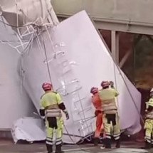 Homem morre esmagado por caixa d'água em supermercado de Contagem - Instagram/Reprodu&ccedil;&atilde;o
