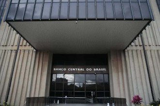 Entrada da sede do Banco Central, em Brasília -  (crédito: Marcello Casal JrAgência Brasil)