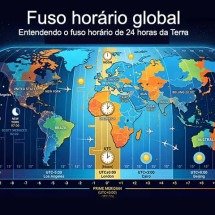 Fusos horários: o que são e quantos existem no mundo -  Imagem gerada por Inteligência Artificial