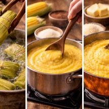 Do milho à panela: as diferenças que explicam por que pamonha, curau e polenta não são a mesma coisa - Imagem gerada por i.a 