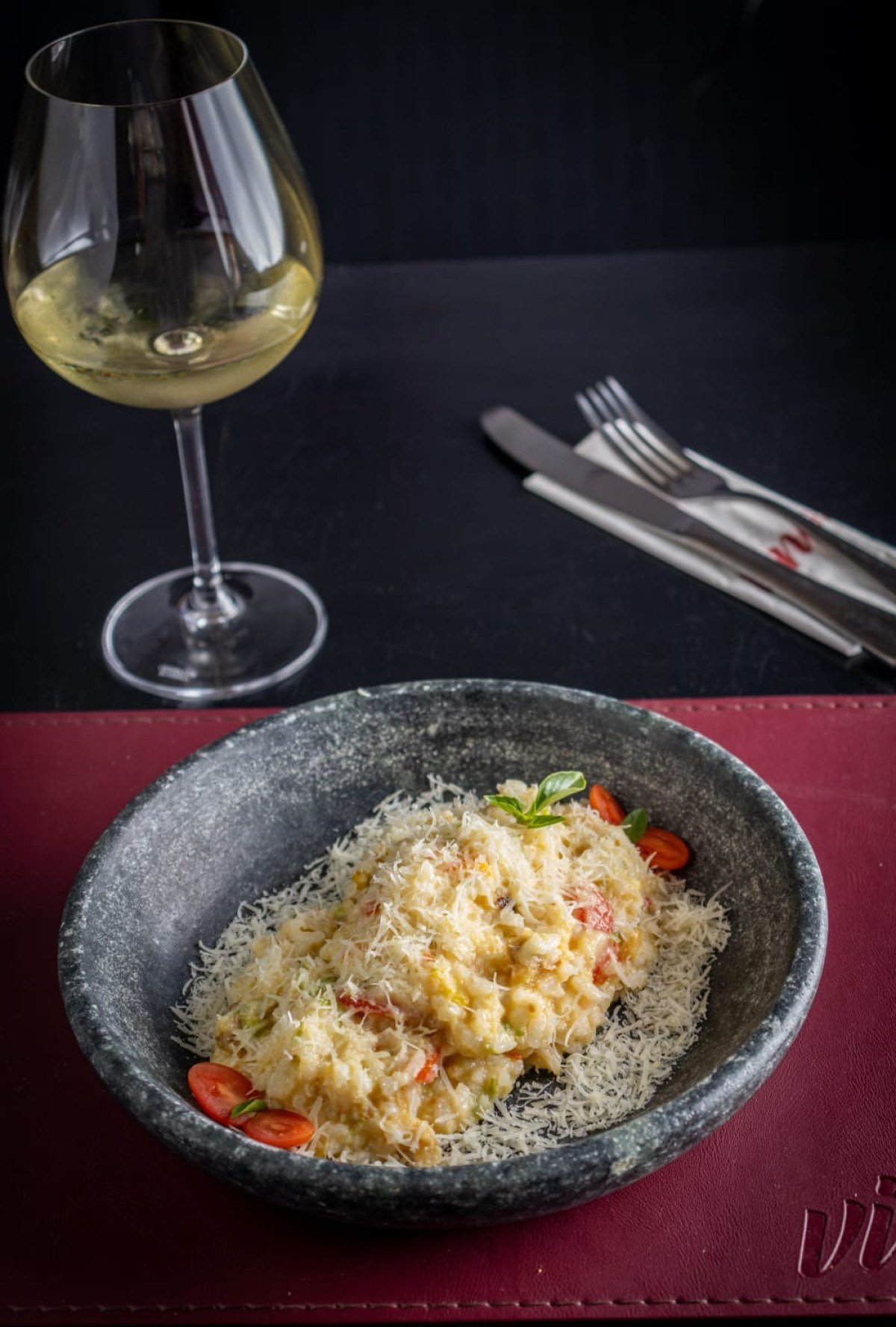 Risoto de bacalhau do Vino! Cidade Nova