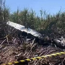Avião monomotor cai no interior de SP e piloto morre carbonizado - Redes sociais/Reprodução