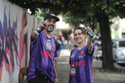 Para Stephanie Lorraine e João Marcelo trazer esse projeto é uma realização de um sonho que foi idealizado há três anos -  (crédito: Alexandre Guzanshe/EM/D.A.Press)