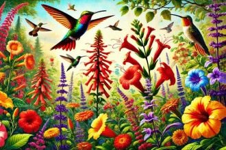 As flores favoritas dos beija-flores e o que há de tão especial nelas