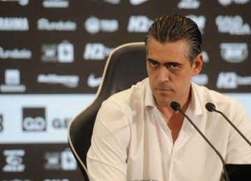 Paulo Bracks comanda o futebol atleticano desde a saída de Rodrigo Caetano, que foi para a CBF
 -  (crédito: Alexandre Guzanshe/EM/D.A. Press)