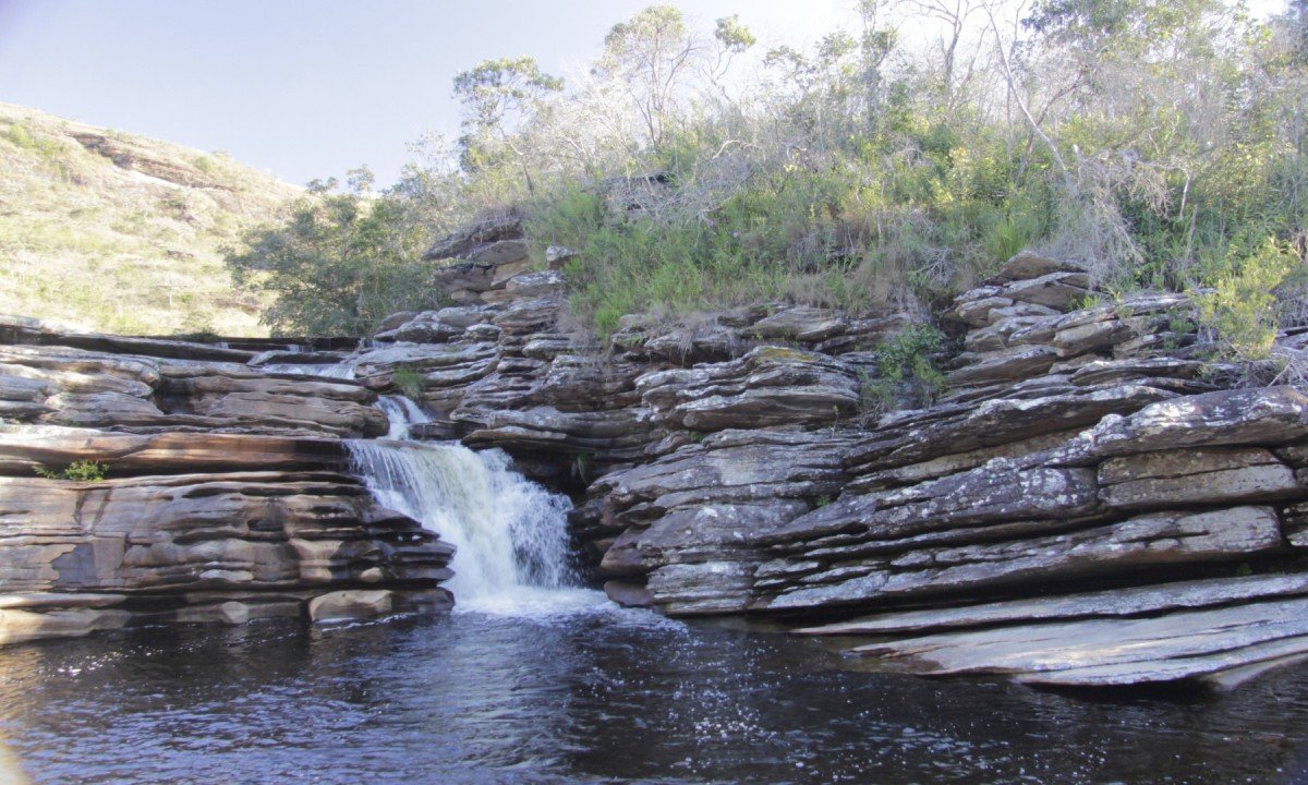 Cachoeira do Intancado no distrito de Cabe&Atilde;&sect;a de Boi     