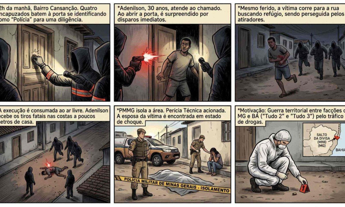 Execu&ccedil;&atilde;o em Salto da Divisa pode estar relacionada a disputas pelo tr&aacute;fico entre MG e BA