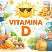 Vitamina D: como o sol e a alimentação influenciam sua saúde - Imagem gerada por i.a 