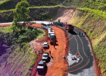 A interdição parcial da pista no sentido Nova Lima será nestas terça (21/4) e quarta-feira (22/4) -  (crédito: Reprodução/Instagram da Prefeitura de Nova Lima)