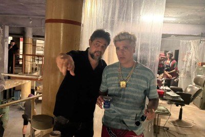 Bruno Gagliasso nos bastidores da sexta temporada de "Impuros". O ator ganhar&aacute; maior destaque na s&eacute;tima temporada. -  (crédito: Divulga&ccedil;&atilde;o)