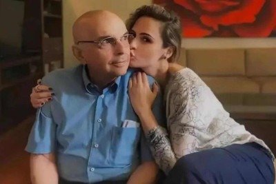 Gerard Renault disse sentir saudade da filha, Ana Paula, em vídeo enviado a ela -  (crédito: Instagram / reprodução)