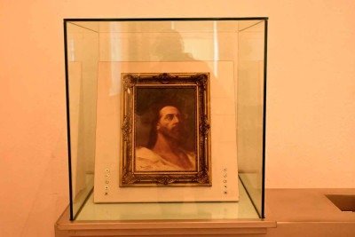 Uma das representações do mártir, exposta  em Ouro Preto -  (crédito:   )