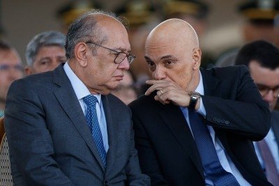 Ministro do STF enviou notícia-crime a Alexandre de Moraes e pediu a inclusão de Zema no inquérito das fake news -  (crédito: Pedro Ladeira/Folhapress)