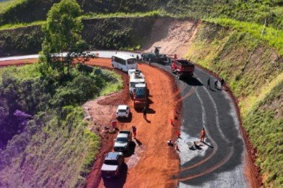 A interdição parcial da pista no sentido Nova Lima será nestas terça (21/4) e quarta-feira (22/4) -  (crédito: Reprodução/Instagram da Prefeitura de Nova Lima)