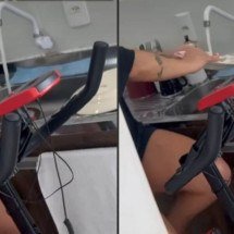 Mulher pedala enquanto lava louça, e vídeo do marido viraliza - Tupi