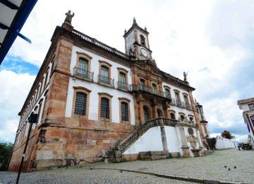 Ocupando o prédio onde funcionou a Casa de Câmara e a Cadeia de Vila Rica, como se chamava Ouro Preto, o Museu da Inconfidência está localizado no Centro da cidade histórica -  (crédito: GLADYSTON RODRIGUES/EM/D.A.Press. Brasil – 6/3/2017)