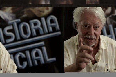 Luiz Puenzo participou do lançamento da cópia remasterizada de 'A história oficial', em 2016 -  (crédito: JUAN MABROMATA/AFP)