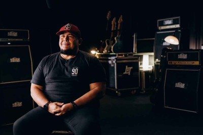 O guitarrista Digão e os demais remanescentes da banda deram entrevistas, separadamente, para a produção, que usa registro em áudio de Canisso   -  (crédito: Karyme França/Divulgação )