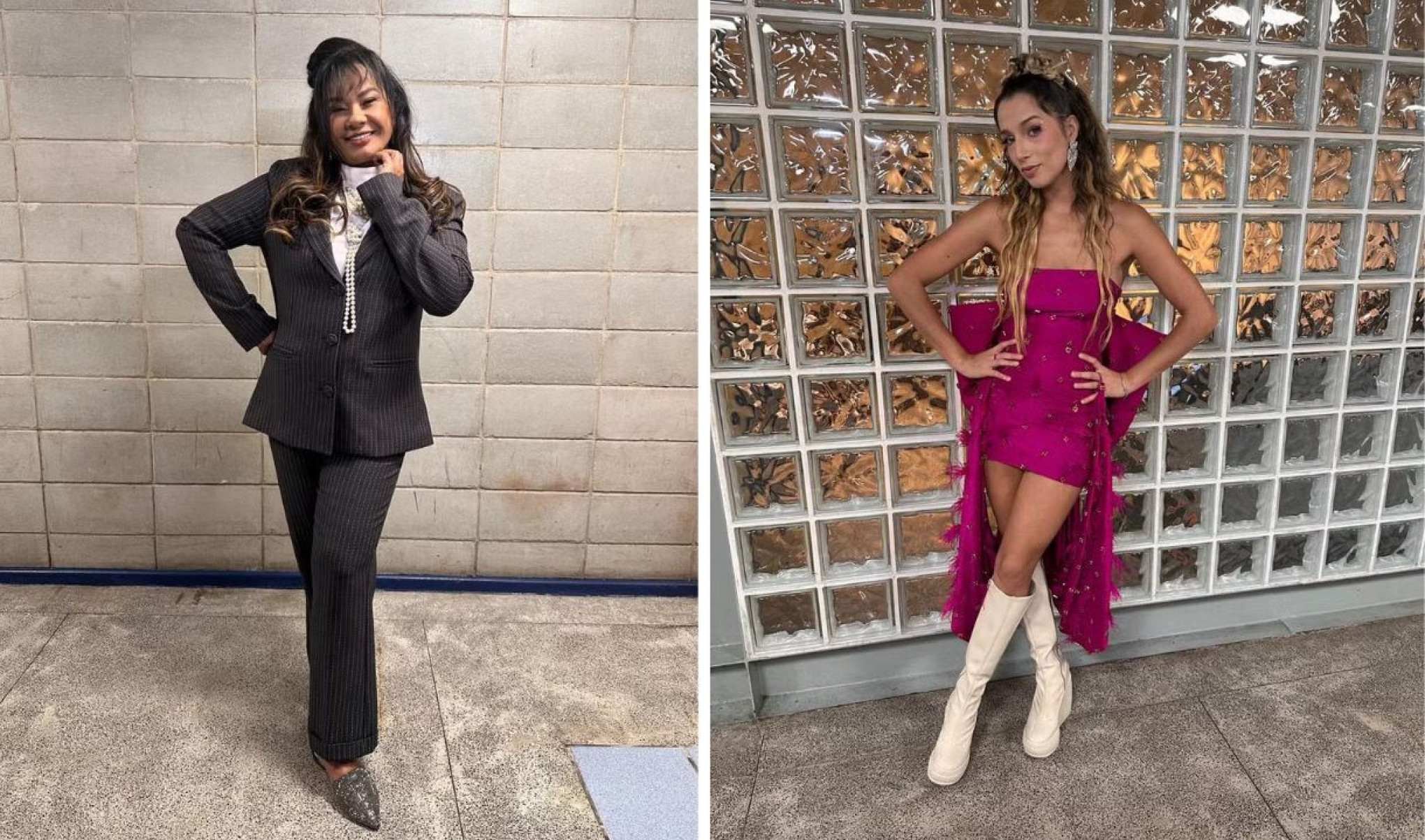 Solange Couto e Samira