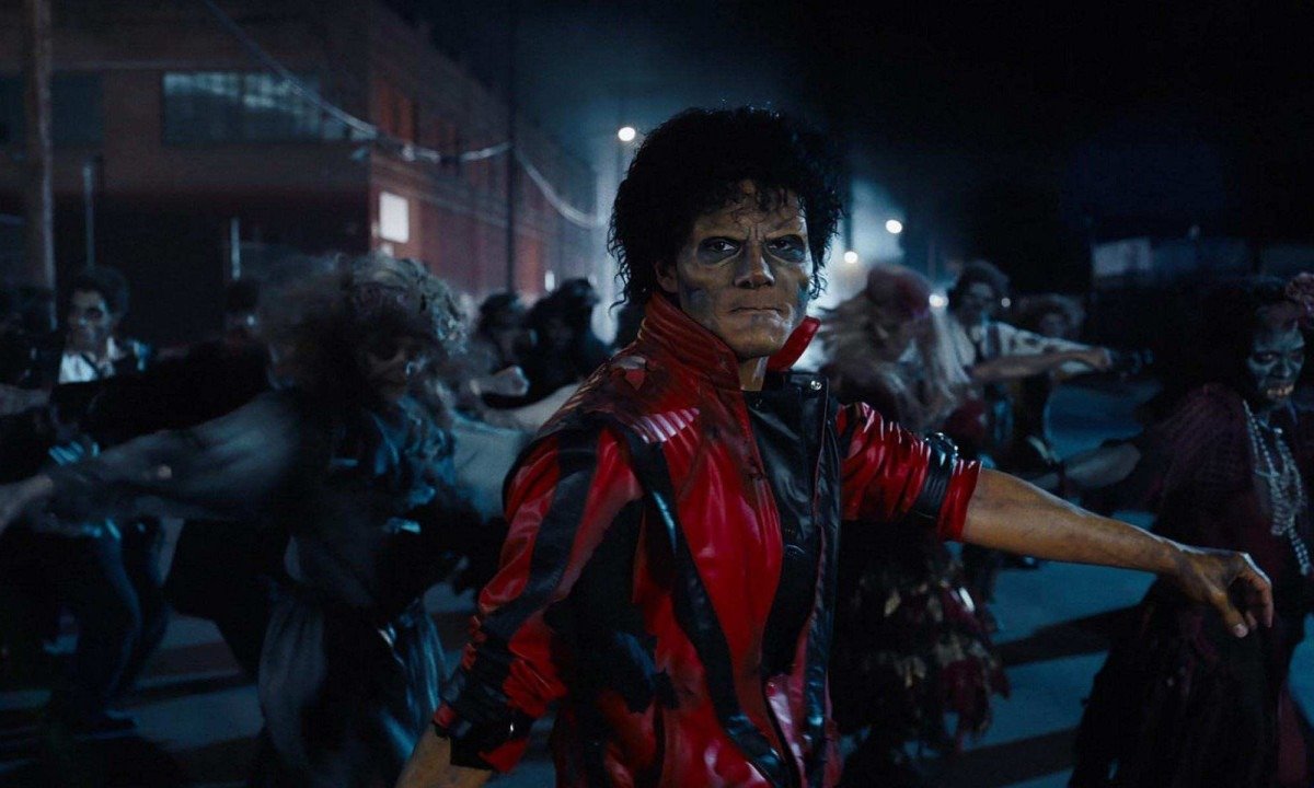 Jaafar Jackson interpreta o tio Michael Jackson na grava&ccedil;&atilde;o do clipe de 'Thriller', megassucesso da m&uacute;sica pop