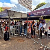 OAB-MG dá início a atendimento gratuito para a população na Praça Sete - Jair Amaral/EM/D.A. Press