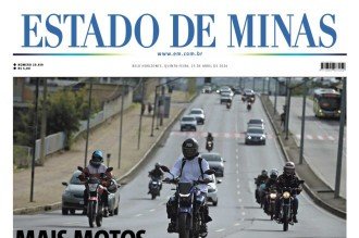 CONFIRA A CAPA DO ESTADO DE MINAS DO DIA 23/04/2026