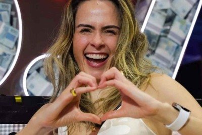 Ana Paula Renault venceu o BBB 26 aos 44 anos, se tornando a pessoa mais velha a se tornar campeã do reality -  (crédito: TV Globo)