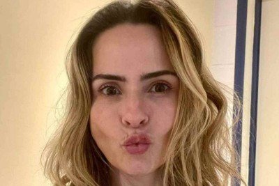 Ana Paula Renault na primeira selfie ap&oacute;s vencer o BBB 26 -  (crédito: Redes sociais / BBB)