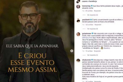 Juliano Cazarr&eacute; recebe cr&iacute;ticas depois de anunciar evento somente para homens -  (crédito: Redes Sociais/Reprodu&ccedil;&atilde;o)